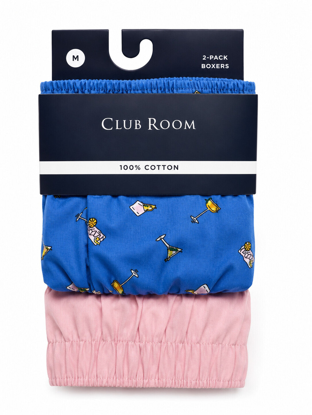 Club Room men's regular-fit cotton boxers 100% cotton SzL 35-37